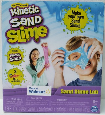 kinetic sand in slime