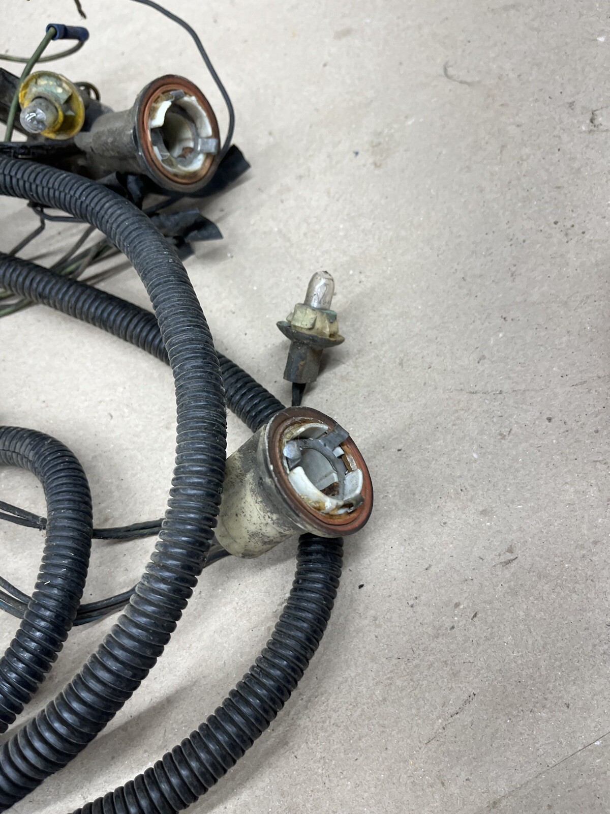 1967 68 70 1972 CHEVROLET GMC C10 K10 under hood headlight wire wiring