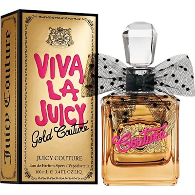 Viva La Juicy Gold Couture by Juicy Couture EDP 3.4oz / 100 ml Spray New In Box