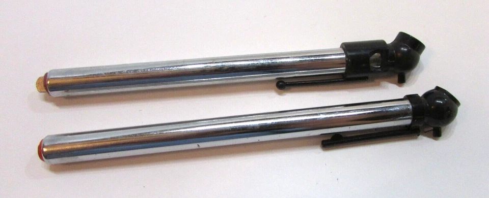 Two Vintage 1990's Pencil Style Tire Pressure Testers Test Gauges Checker Meters - Изображение 2 из 2