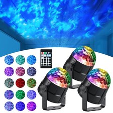 3 Pcs Water Light Projector Ocean Wave Light Outdoor Water Effect Night Projecto