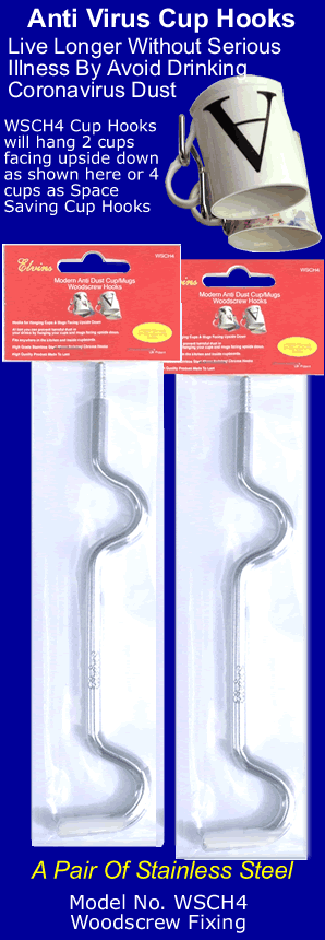 Cup Hook Stainless Steel - Picture 2 of 2