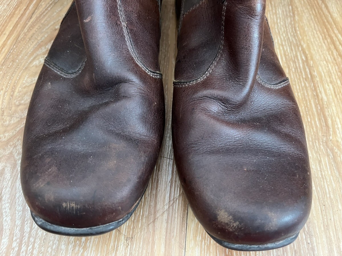 Dr. Marten Work Chelsea Brown Leather Boots Men display picture 1