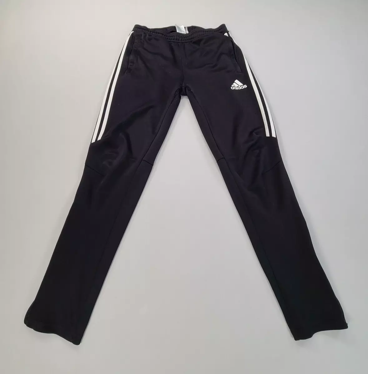 Adidas Pants Boys Extra Large Black Track Pants Training Casual Youth Kids