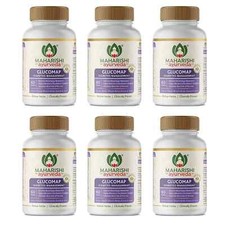 6 Packs X Maharishi Ayurveda Glucomap 60 Tablets FREE SHIPPING