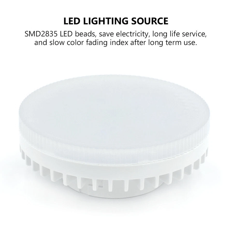 5W/7W/9W/12W/15W/18W GX53 Warm/Cool White Bulb Office 85-265V LED Lamp 4Pcs - Image 4 of 4