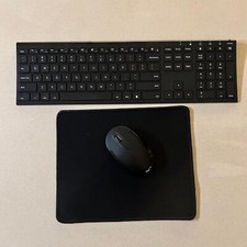 Wireless Keyboard and Mouse, Vssoplor 2.4GHz Rechargeable, Quiet and Compact