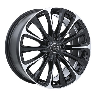 17 Inch Black Alloy Wheel Rim for Hyundai Veracruz, RTX 81672 17x7.5 5x114.3 5Lu
