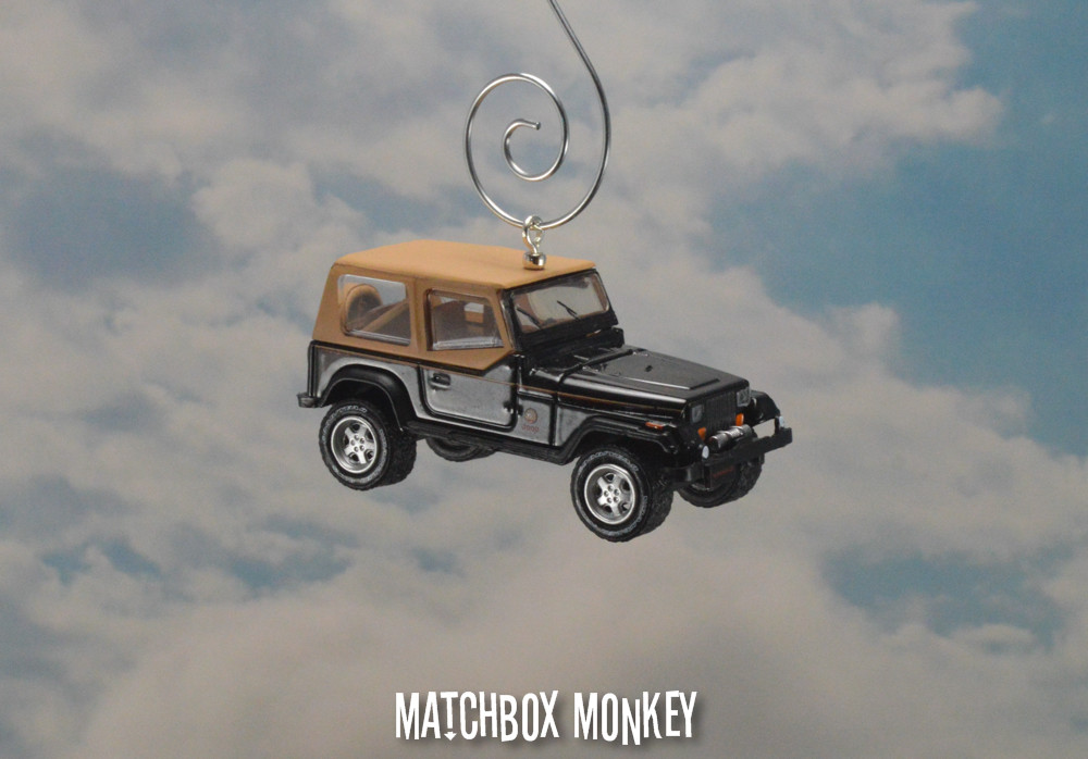 1994 Jeep Wrangler Hard Top Custom Ornament 1/64 XJ YJ Sahara