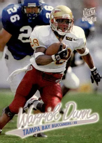 1997 Ultra #183 Warrick Dunn Rookie Tampa Bay Buccaneers