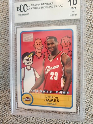 03-04 Bazooka レブロン・ジェームズ 276 2003-04 Bazooka - LeBron James #276 Gold (RC) for sale