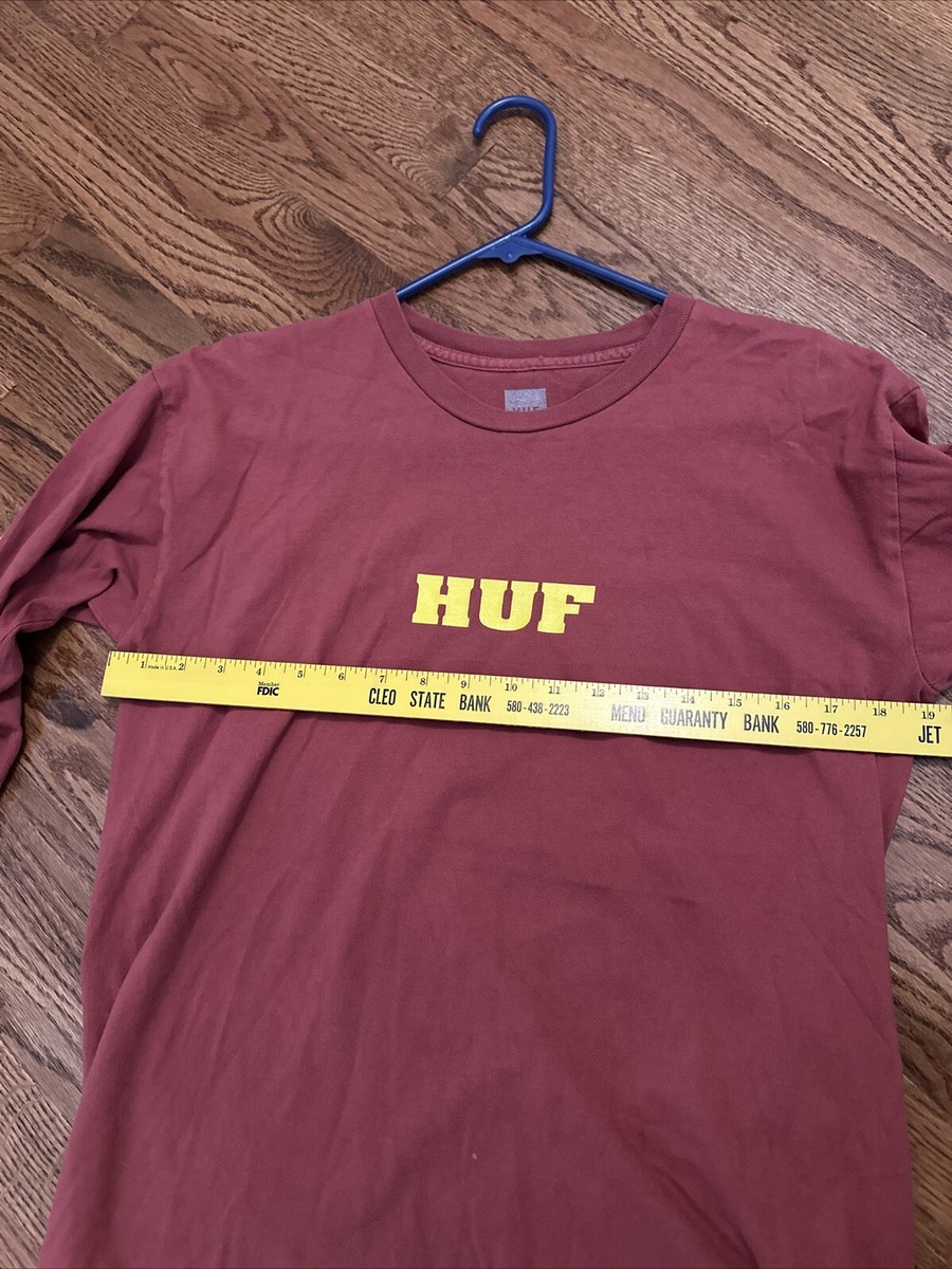 Huf Make Em Cry Long Sleeve T Shirt Men's M | eBay