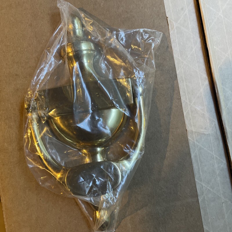 Solid Brass-Door Knocker-8 Inch NEW