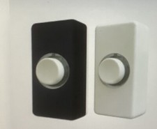 Eterna Illuminated Door Bell Push Wired Comes With White & Black Covers