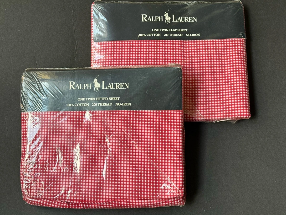 Ralph Lauren Red Sheet Set Bed Sheets for sale | eBay