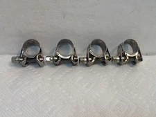 W2 MIKALOR 17-19 Lot Of 4 Stainless Supra Heavy Hose Clamp Pipe,turbo,oil Lines,