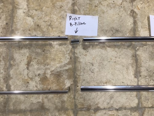 1975 - 1991 Ford Econoline E150 E250 VAN LOWER BODY SIDE MOLDING 8 pc set OFF 89 - Picture 7 of 14