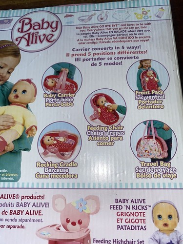 Vintage Baby Alive GO BYE BYE Blonde 2008 Hasbro New READ - Picture 13 of 16