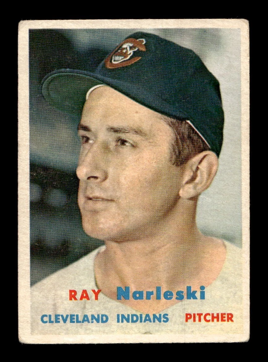 1957 Topps #144 Ray Narleski Indians VG+ *g2