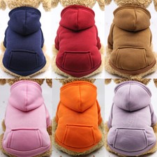 Pet Dog Hoodie Sweater Jumper Coat Warm Clothes Puppy Apparel Hooded Jacket U