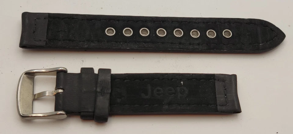 Nuovo Cinturino Da Orologio Vintage Jeep Da Donna 16Mm Con Anse, 70Mm+109Mm - Immagine 2 di 2