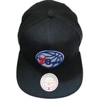Philadelphia 76ers Mitchell & Ness Basic Black Single Hit Snapback Cap Hat $35