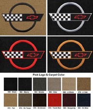 Lloyd Mats Velourtex C4 Corvette Logo Rear Deck Mat 1991-96