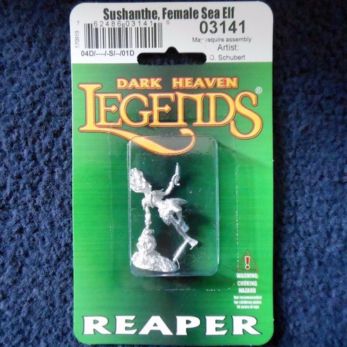 Reaper Dark Heaven Legends 03141 Sushanthe hembra elfo marino luchador elfo acuático - Imagen 8 de 8
