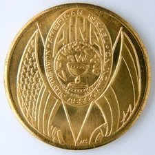 1988 AINA American Israel Numismatic Association token, Thou shalt rejoice i062