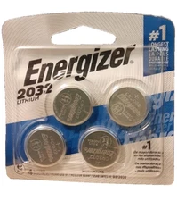 Energizer CR2032 Lithium Watch Batteries 4 Pack NEW