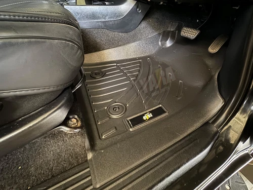 Luxury 5D TPE  Floor Mats for Toyota Hilux Dual Cab 2005-2015 Waterproof - Picture 3 of 12