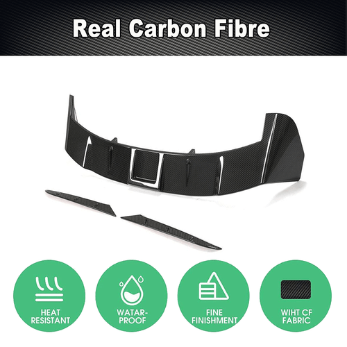 DRY Carbon Dashspoiler Flügel Spoiler Lippe Passt für Audi RS6 C8 Avant 2019-23 - Picture 5 of 14
