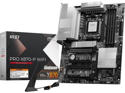 MSI PRO X870-P WIFI Motherboard, ATX - Supports AMD Ryzen 9000 / 8000 / 7000