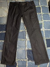 Vtg Marc Ecko Jeans Black Baggy Hip Hop Grung...