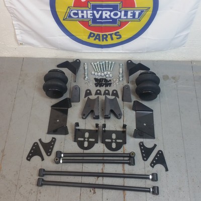 67-72 Chevy Truck C10 C15 LS Triangulated Rear 4 Link Air Ride Suspension Kit V8
