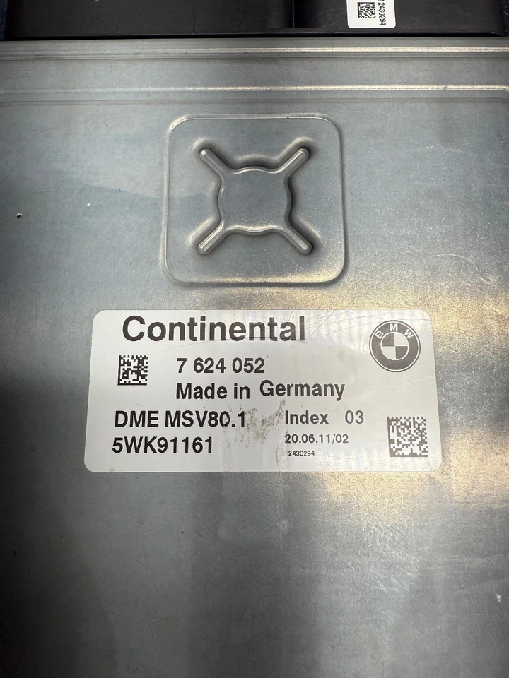 Juego de llaves BMW 328i MSV80.1 N51 DME ECU CAS3 2011 7614362 E90 E92 SULEV Foto 2 de 4