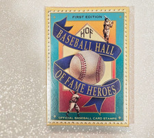 Official Baseball Card Stamps Hall Of Fame Heroes (sealed)