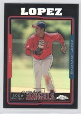 2005 Topps Chrome Update & Highlights Black Refractor 248/250 Baltazar Lopez 0c2
