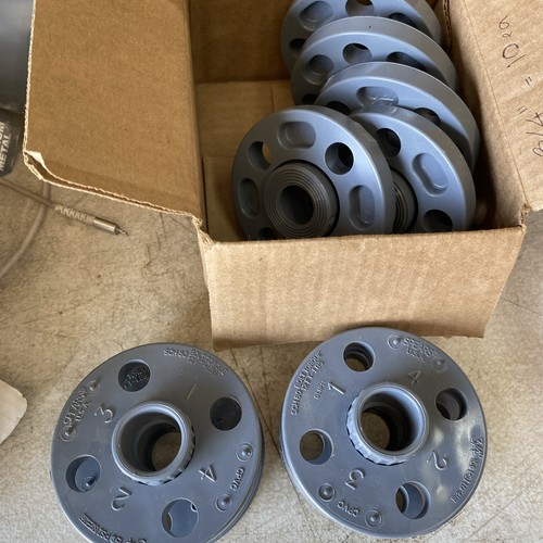 Qty 4 - Spears 3/4" CPVC 854-007C Rotating Van Stone Flange - Lot Of 9