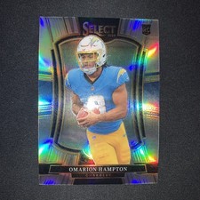 Omarion Hampton Rookie 2025 Select Premier Level Silver Prizm 102