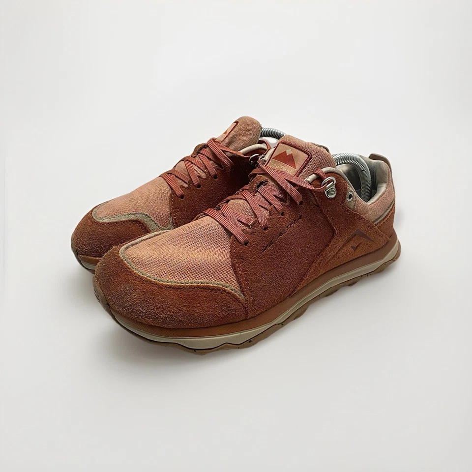 Zapatillas de Trail Running Altra Lone Peak Alpine Naranja Cáñamo Gamuza Arcilla Oscura Para Hombres 8.5 Foto 2 de 4