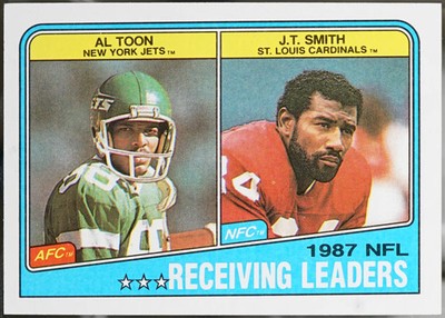 1988 Topps #216 Al Toon / J.T. Smith LL Football NM