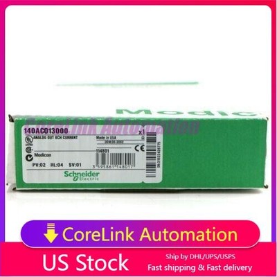 New In Box Original Schneider 140ACO13000 Analog Output Module Fast Shipping