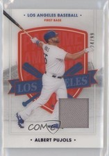 2021 Panini Chronicles America's Pastime Swatches Blue 74/99 Albert Pujols 0d8v