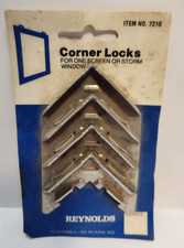 Vintage Reynolds 7210 Aluminum Corner Locks, Made in USA - NEW
