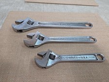 Craftsman 6 8 10 Adjustable Wrench Set Forged In Usa 44603 44602