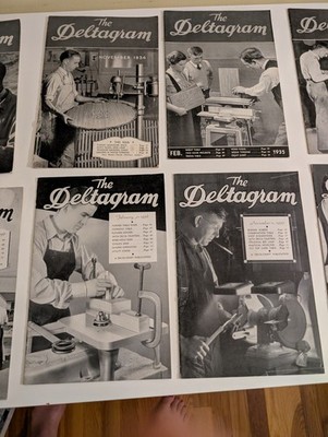 Deltagram Delta Manufacturing Co. 13 Issues between 1932 and 1936