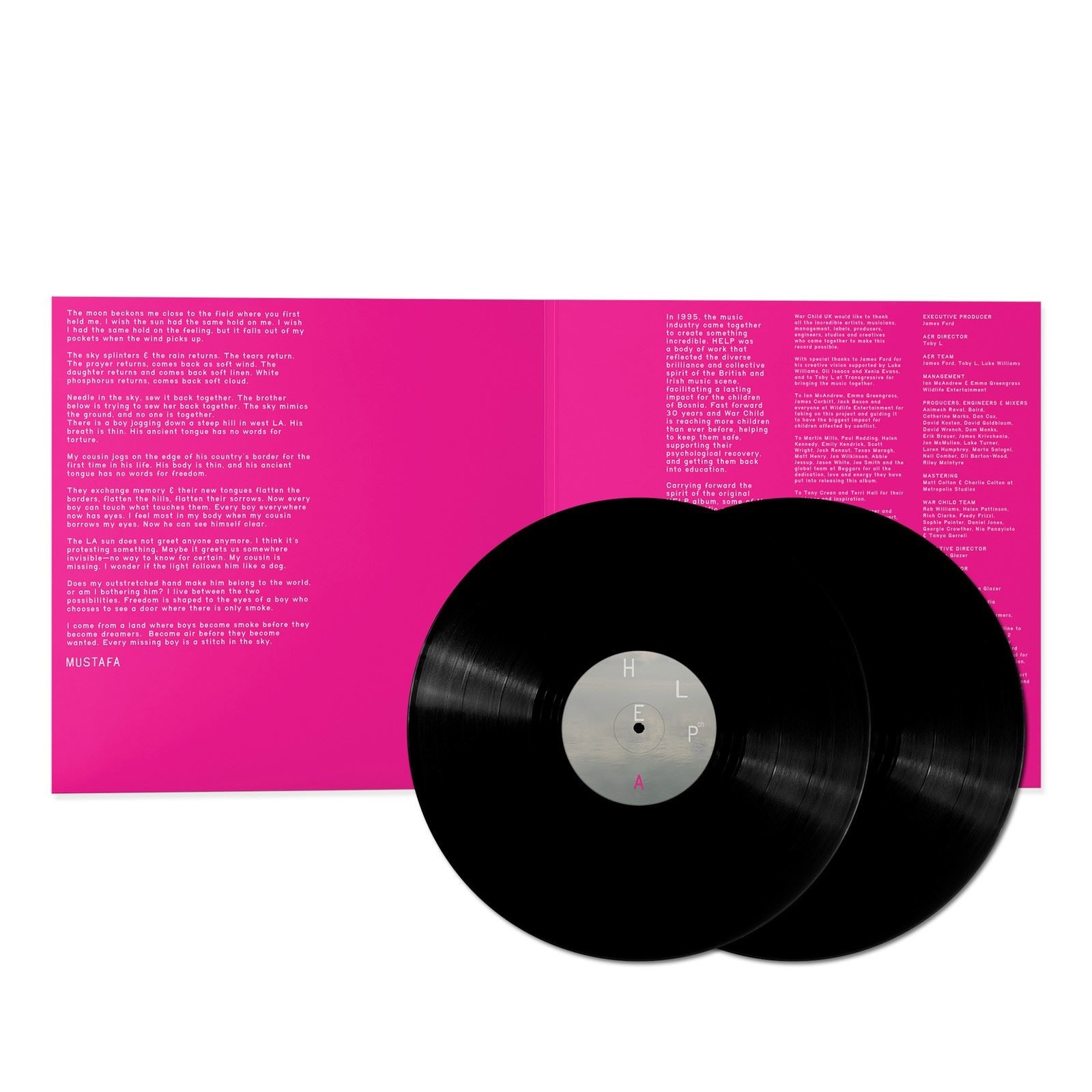 HELP(2) - Various Artists (War Child Records) Bonus 7"" +  2LP Vinyl 12"" Album