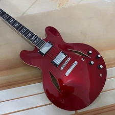 Limited-time discount: Red DG-335 electric guitar maple body Chrome parts