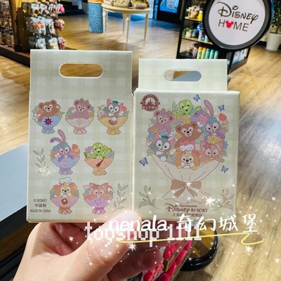 2026 shanghai Disney mystery 1 pin blind box Duffy friends Flower Bouquet